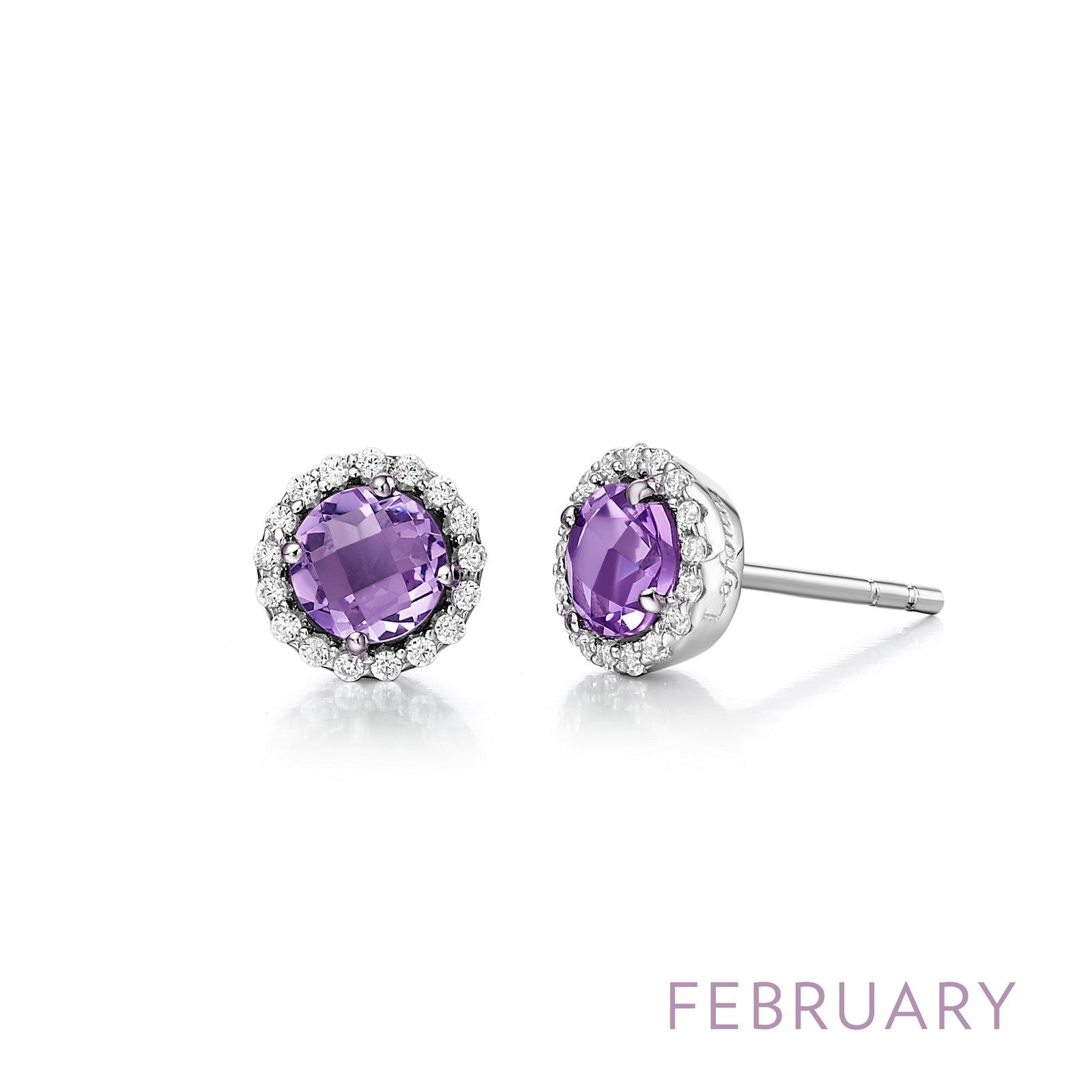 february birthstone earrings