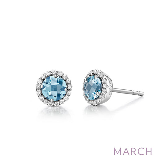 march birthstone earrings