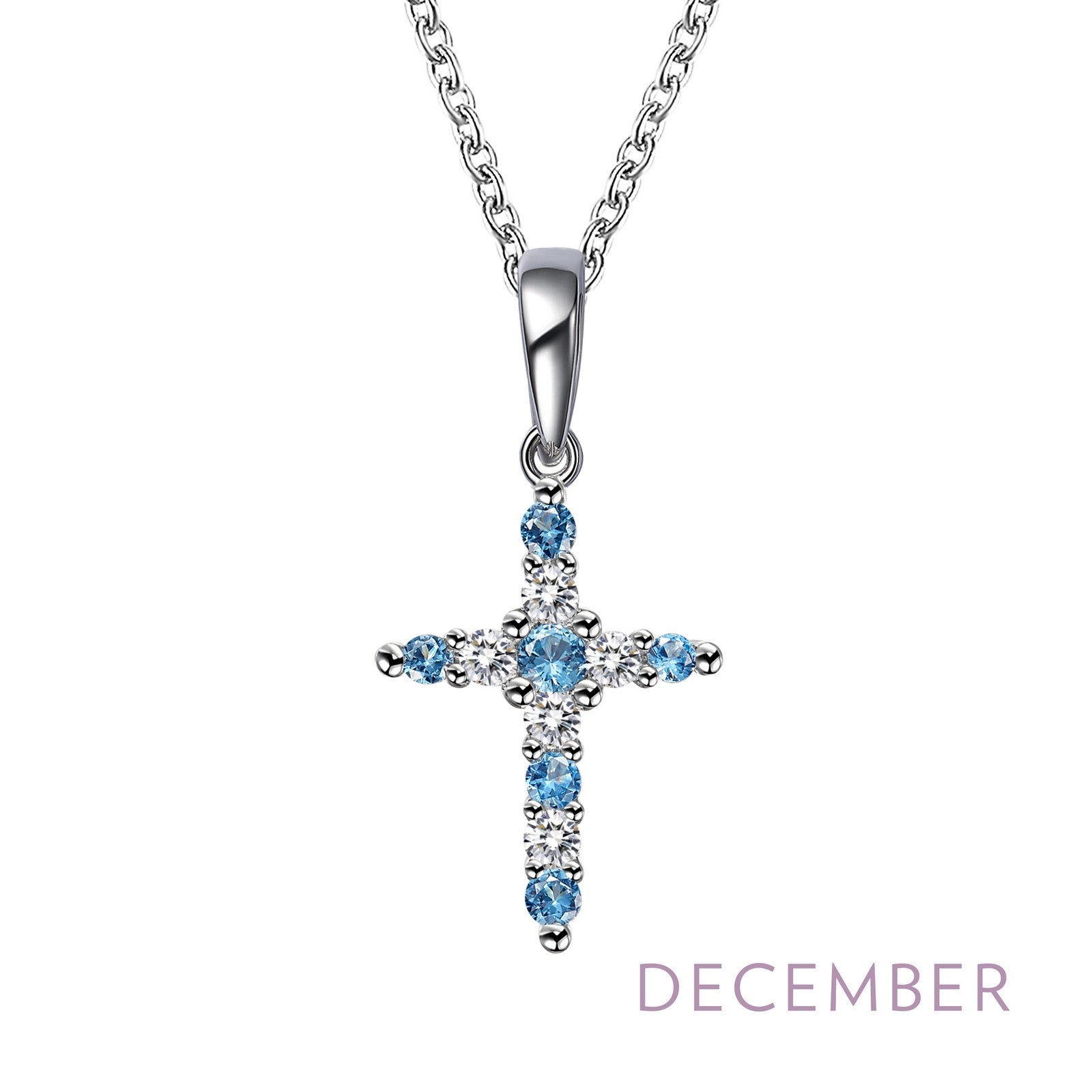 december birthstone necklace