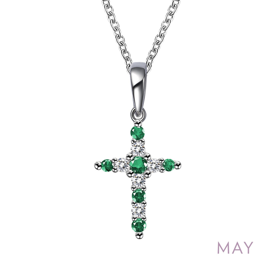 may birthstone necklace