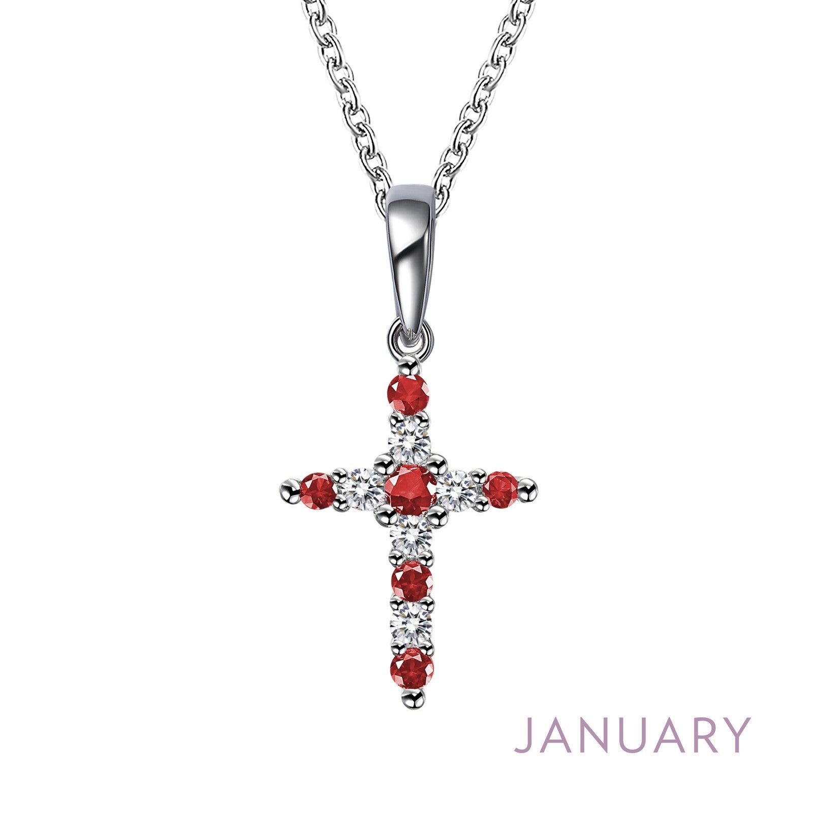 january birthstone necklace