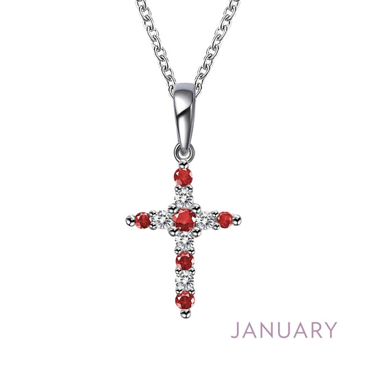 january birthstone necklace