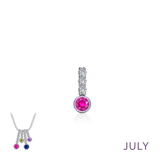 july birthstone love pendant 3