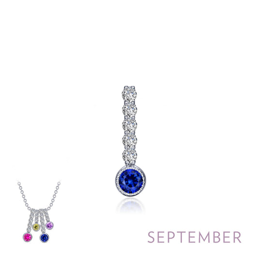 september birthstone love pendant 2