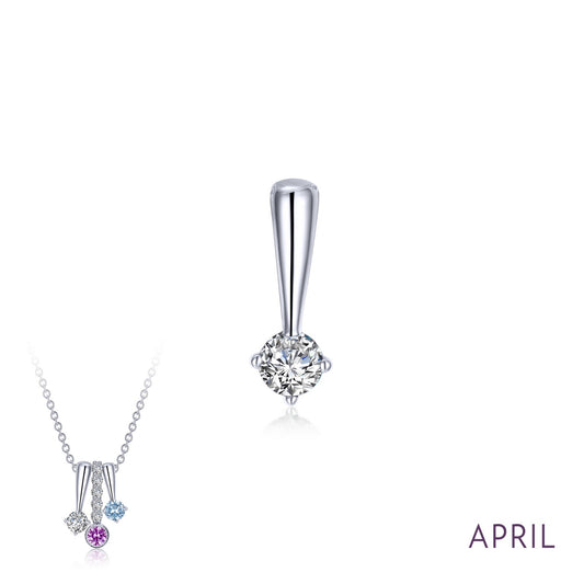 april birthstone love pendant 1