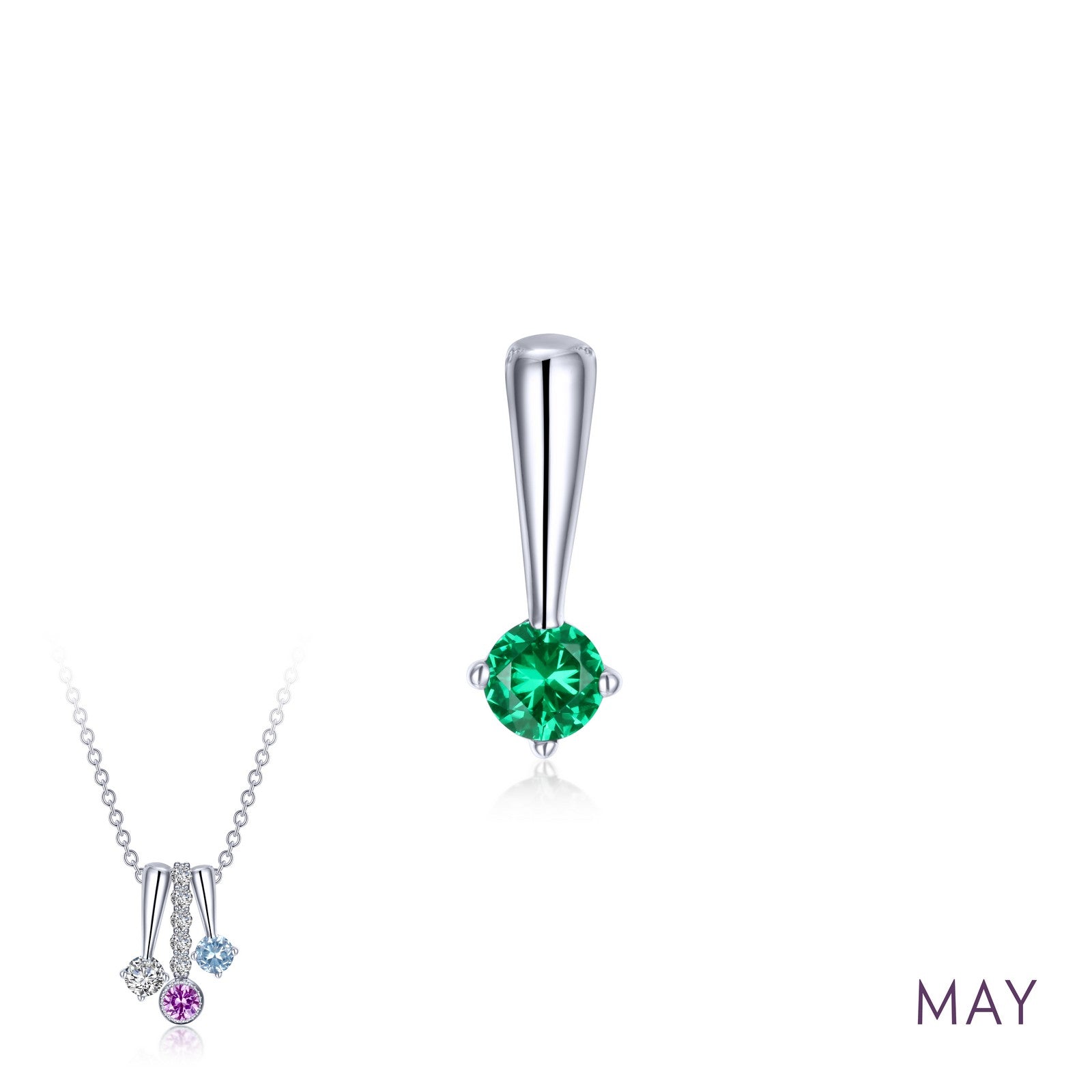 may birthstone love pendant 1