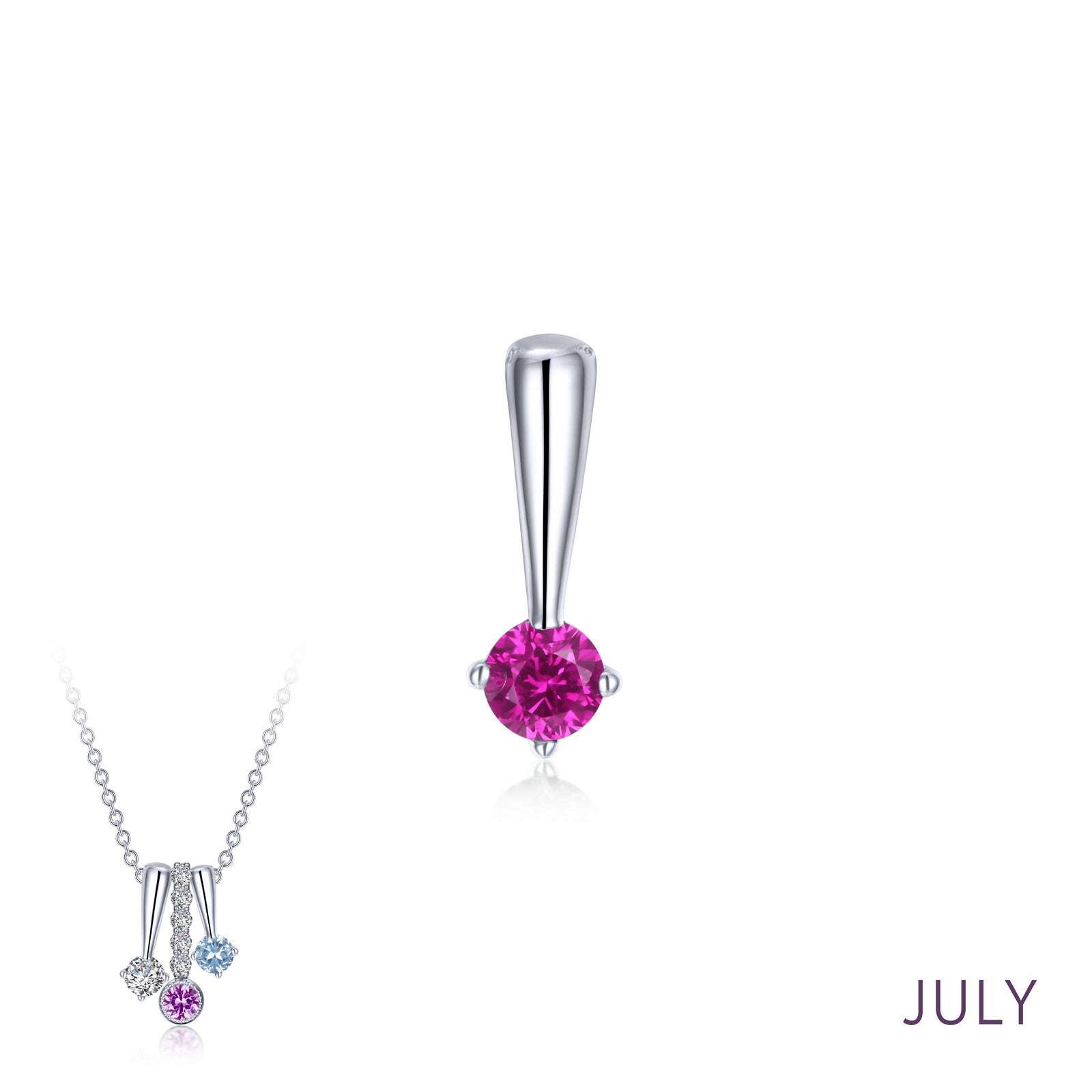 july birthstone love pendant 1