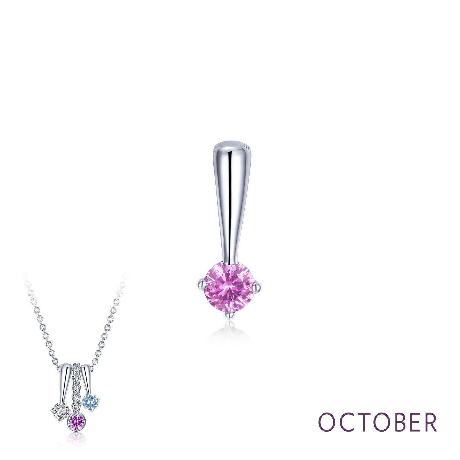 october birthstone love pendant 1
