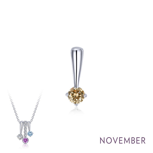november birthstone love pendant 1
