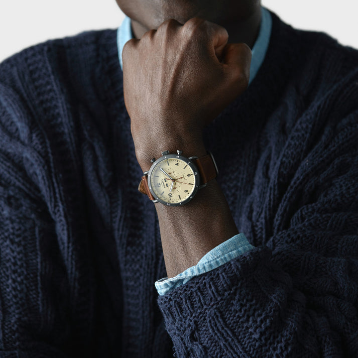 Shinola Canfield Sport Chronograph Watch S0120273180-1-LtGry-45-USA