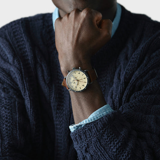 Shinola Canfield Sport Chronograph Watch S0120273180-1-LtGry-45-USA