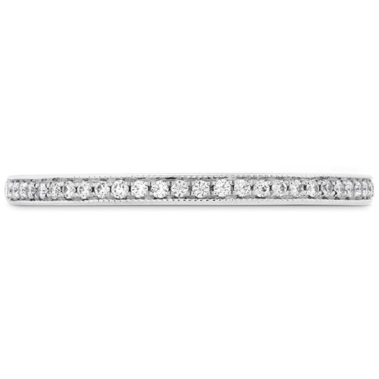 0 12 ctw deco chic milgrain band in 18k white gold