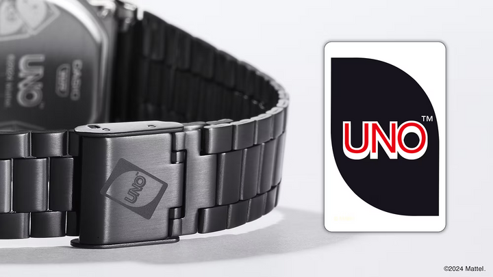 casio a168weuc 1a vintage uno collaboration model black