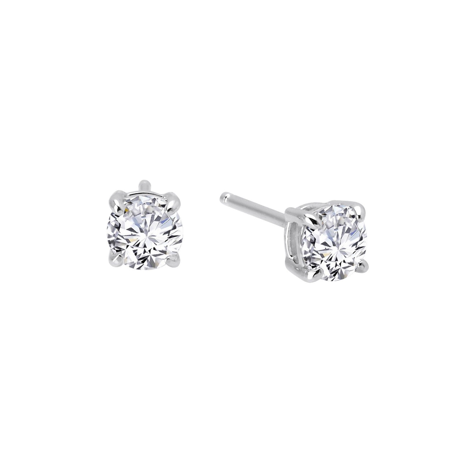 1 ctw solitaire stud earrings 3