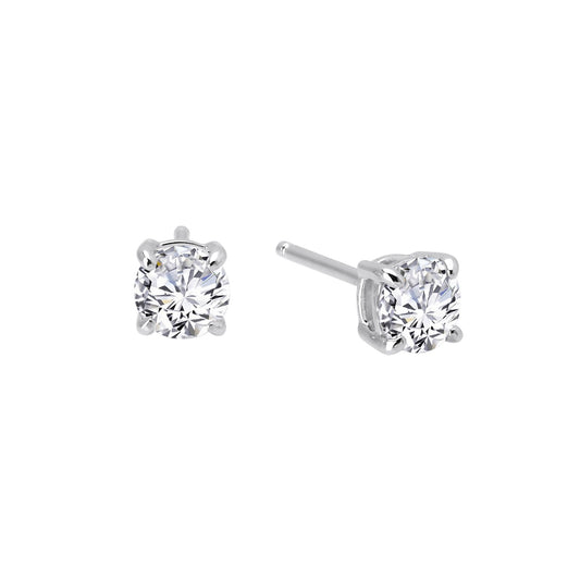 1 ctw solitaire stud earrings 3