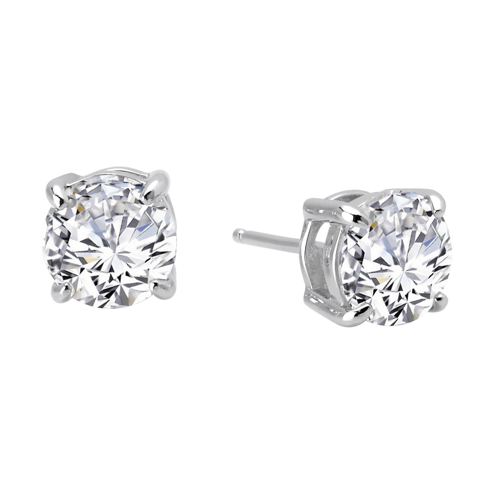 5 5 ctw solitaire stud earrings