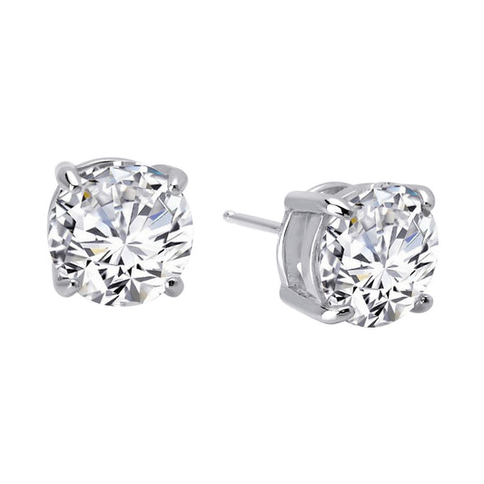 8 ctw solitaire stud earrings