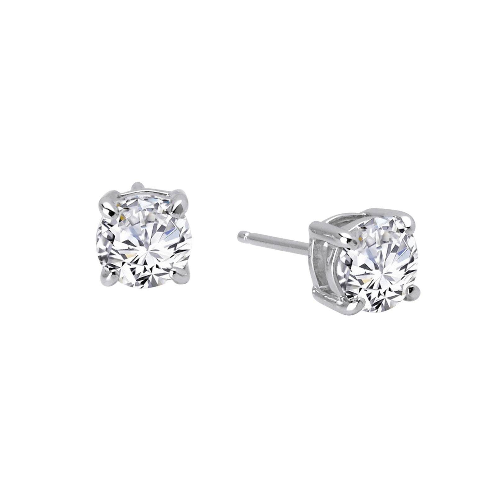 2 ctw solitaire stud earrings 2