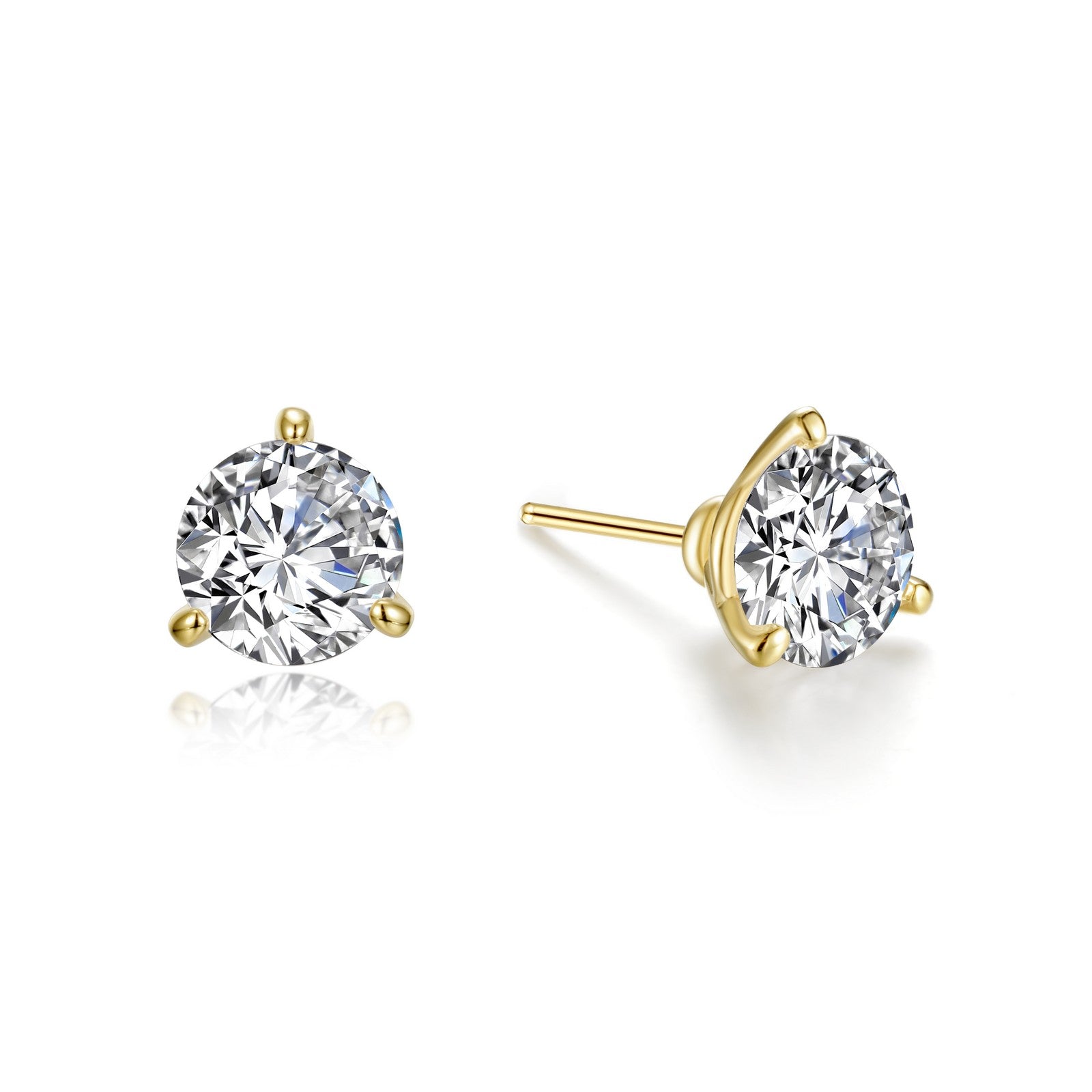 2 5 ctw solitaire stud earrings 1