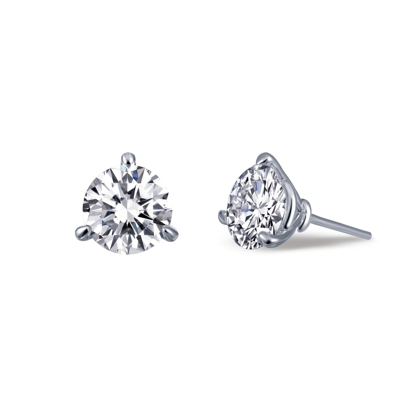 2 5 ctw solitaire stud earrings