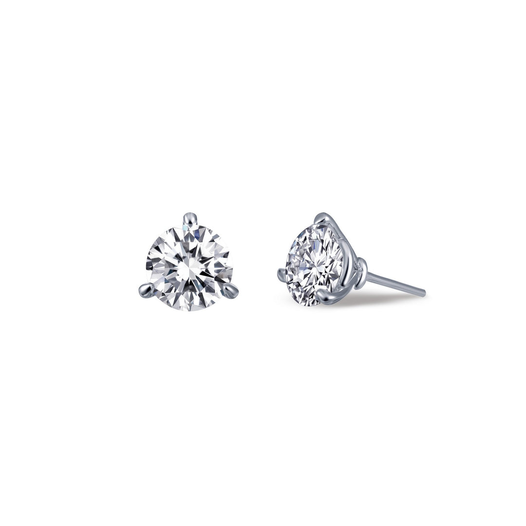 1 CTW Solitaire Stud Earrings