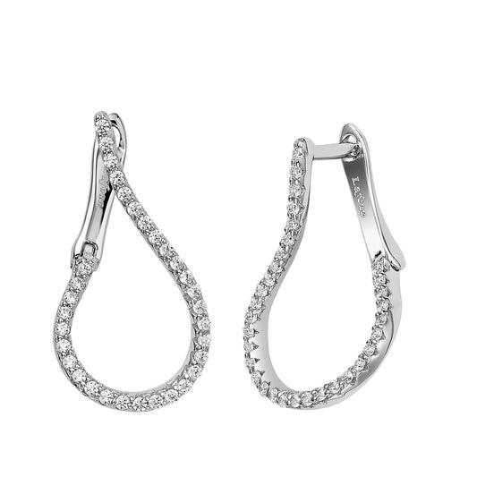infinity hoop earrings