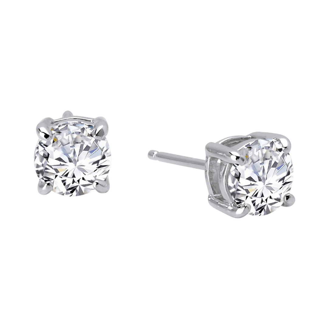 3.50 CTW Solitaire Stud Earrings