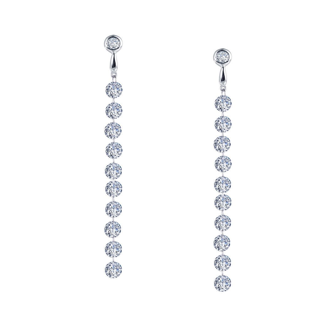 frameless fancy dangle earrings