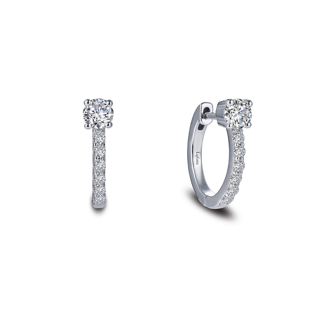 11 mm huggie hoop earrings