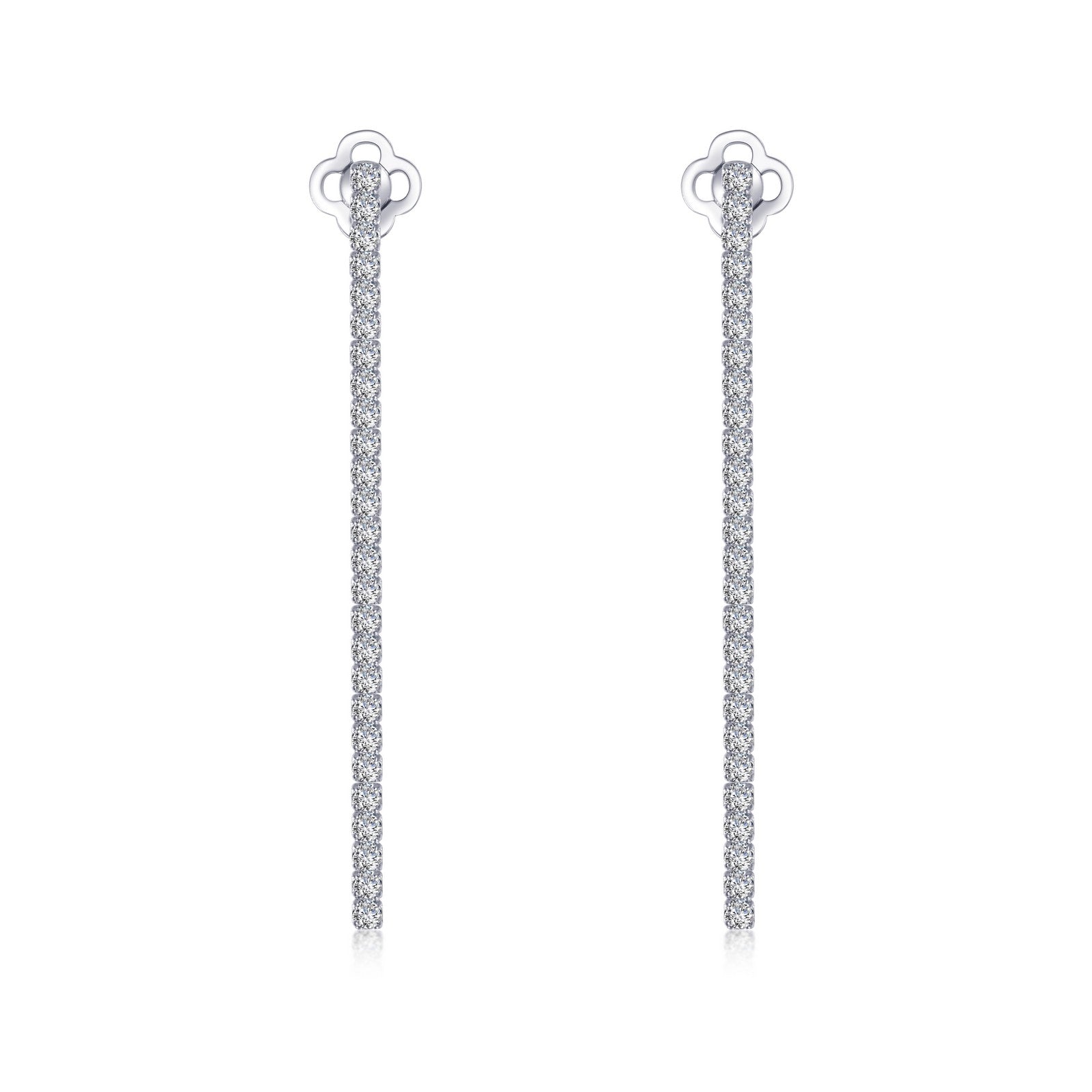 linear drop earrings