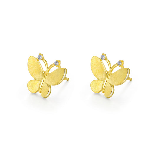 butterfly stud earrings