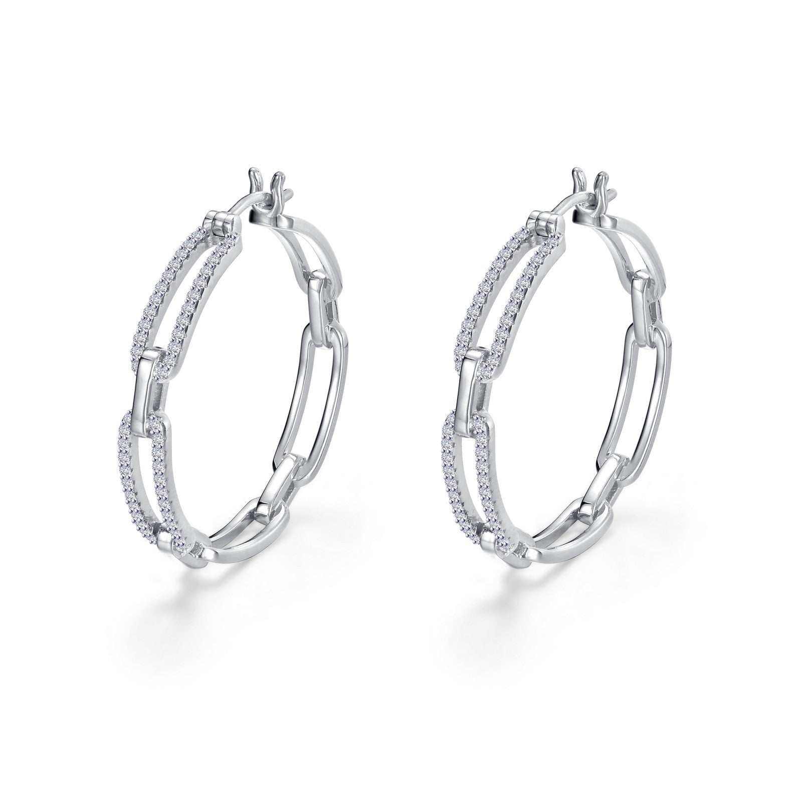 paperclip hoop earrings 2