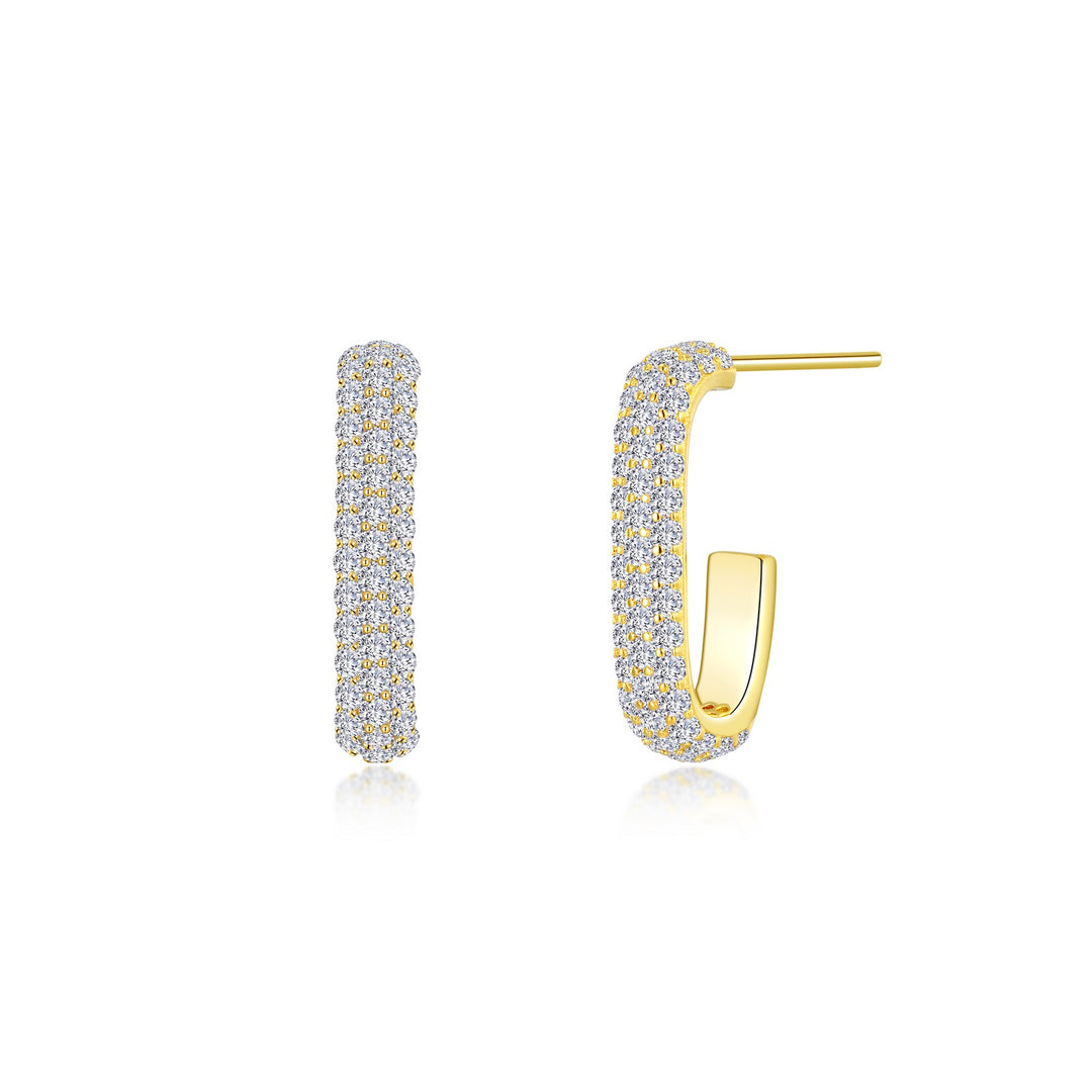 paperclip hoop earrings 1