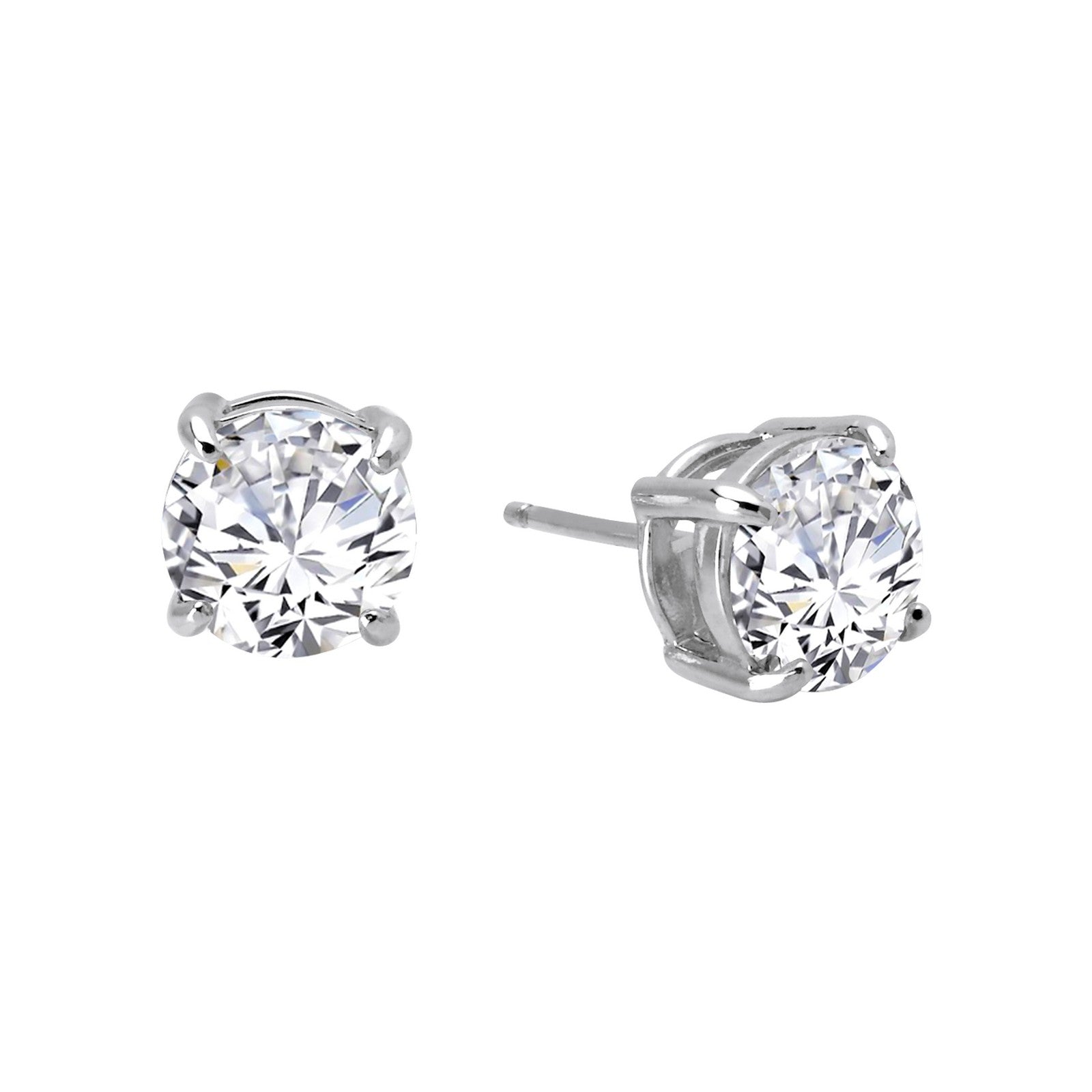 3 ctw solitaire stud earrings 1