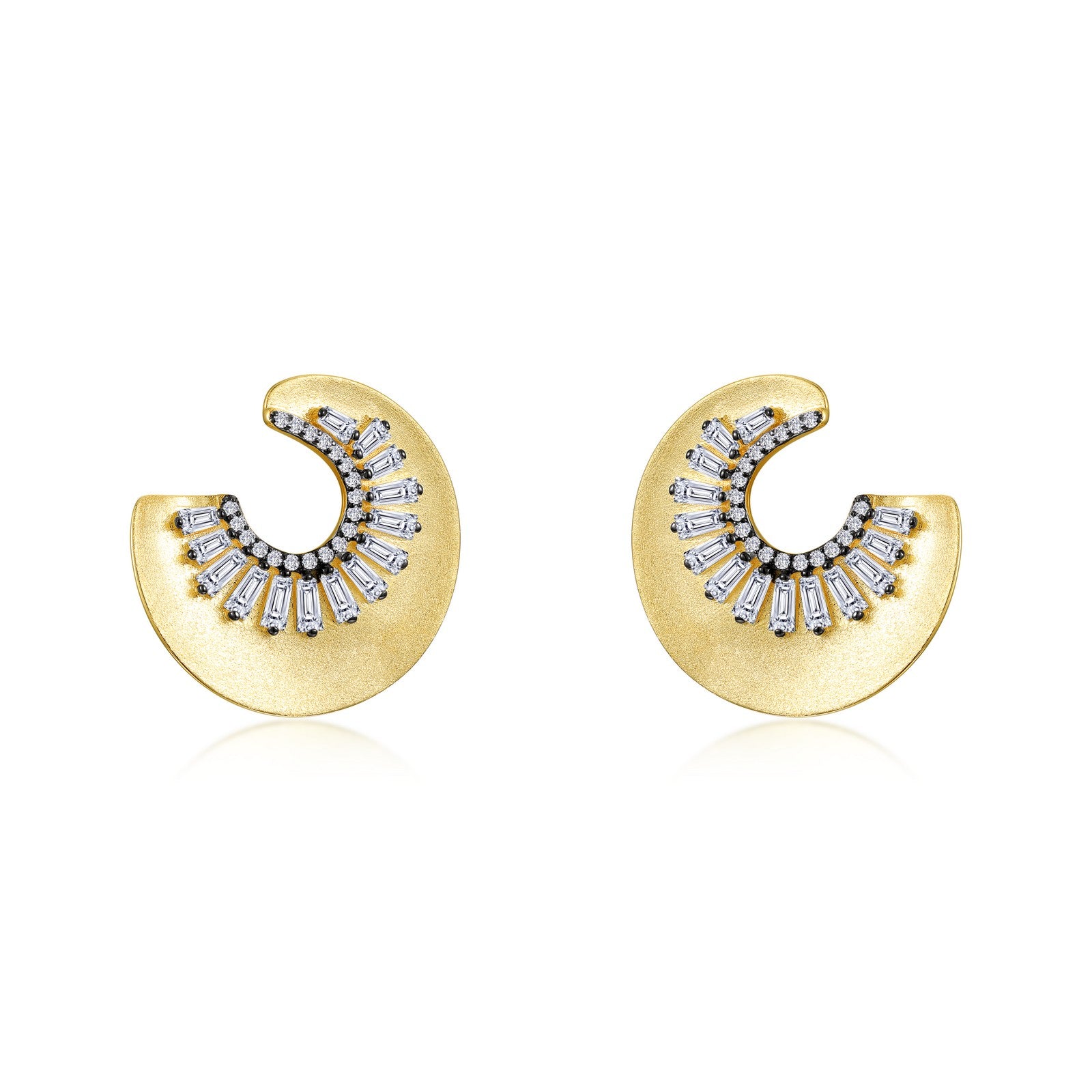 sunburst stud earrings