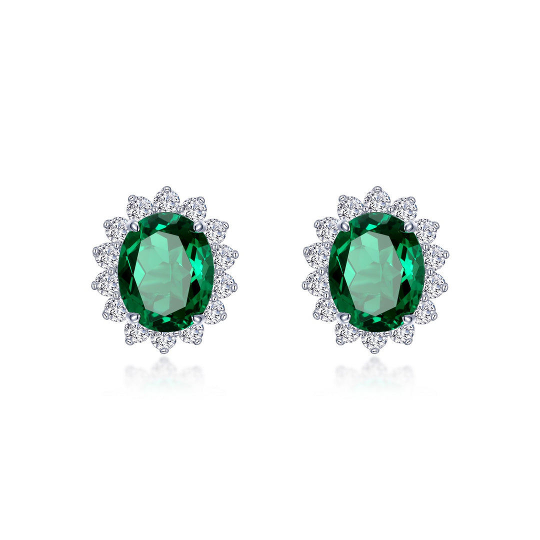 6.2 CTW Halo Stud Earrings