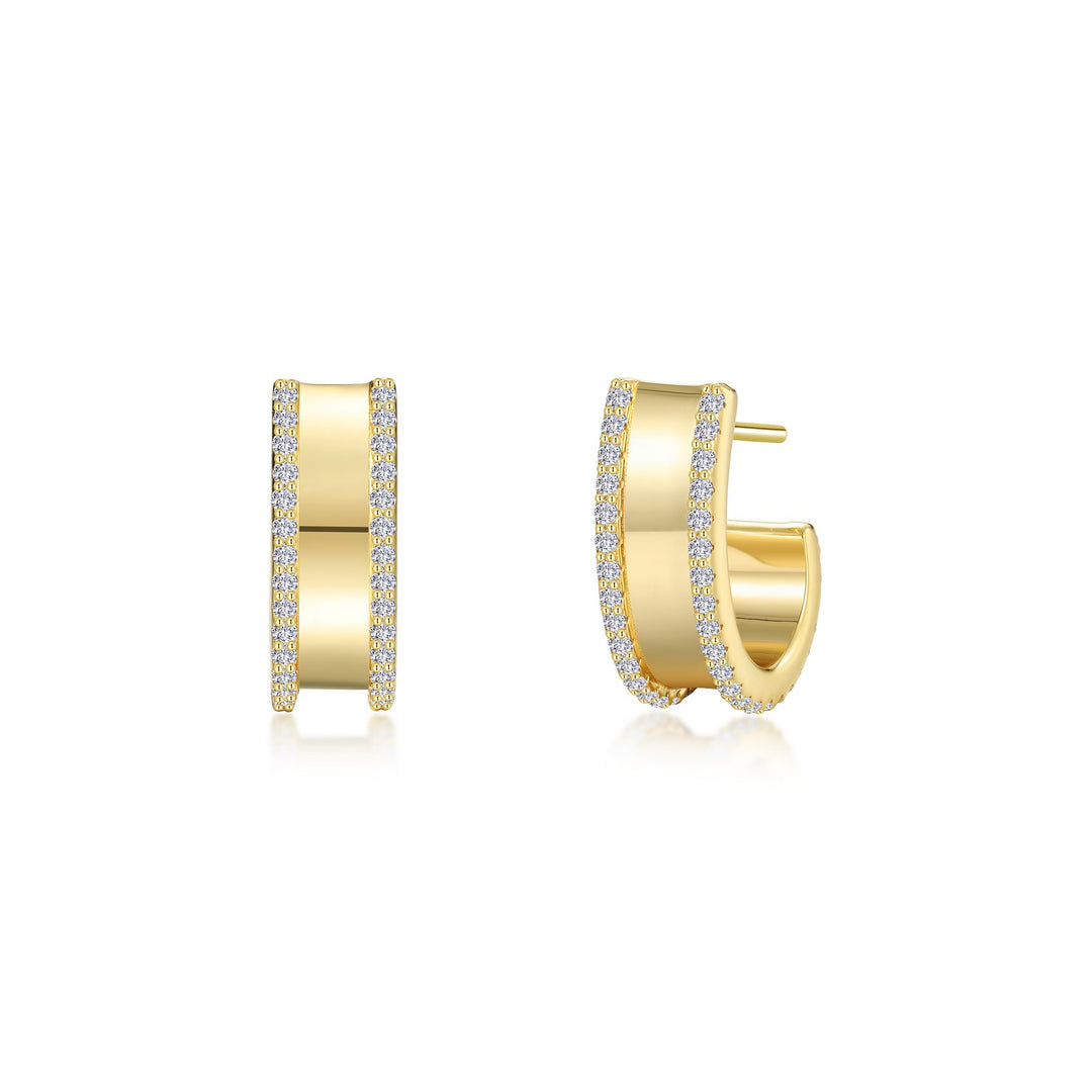 Charming Half Hoop Earrings