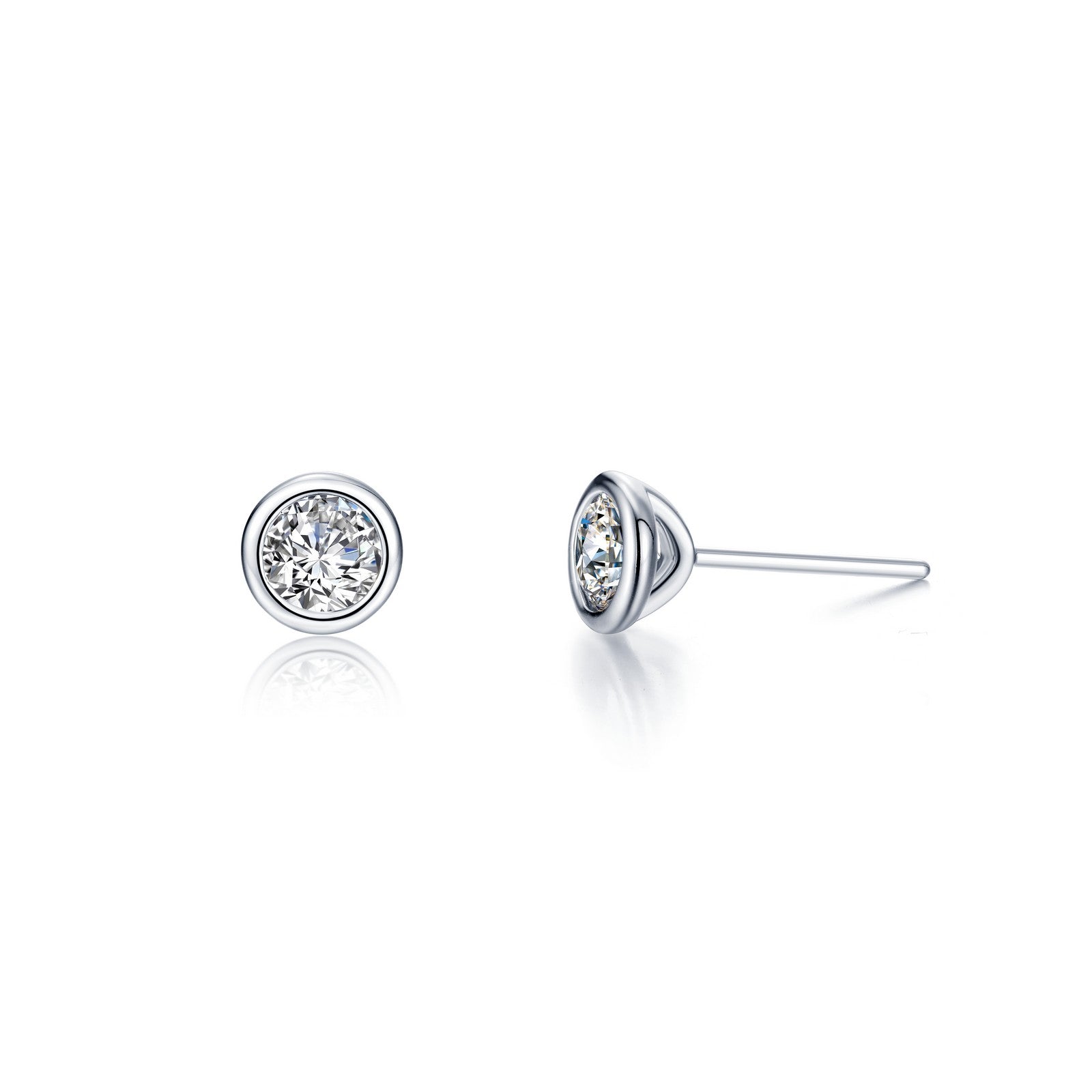 1 ctw solitaire stud earrings 6