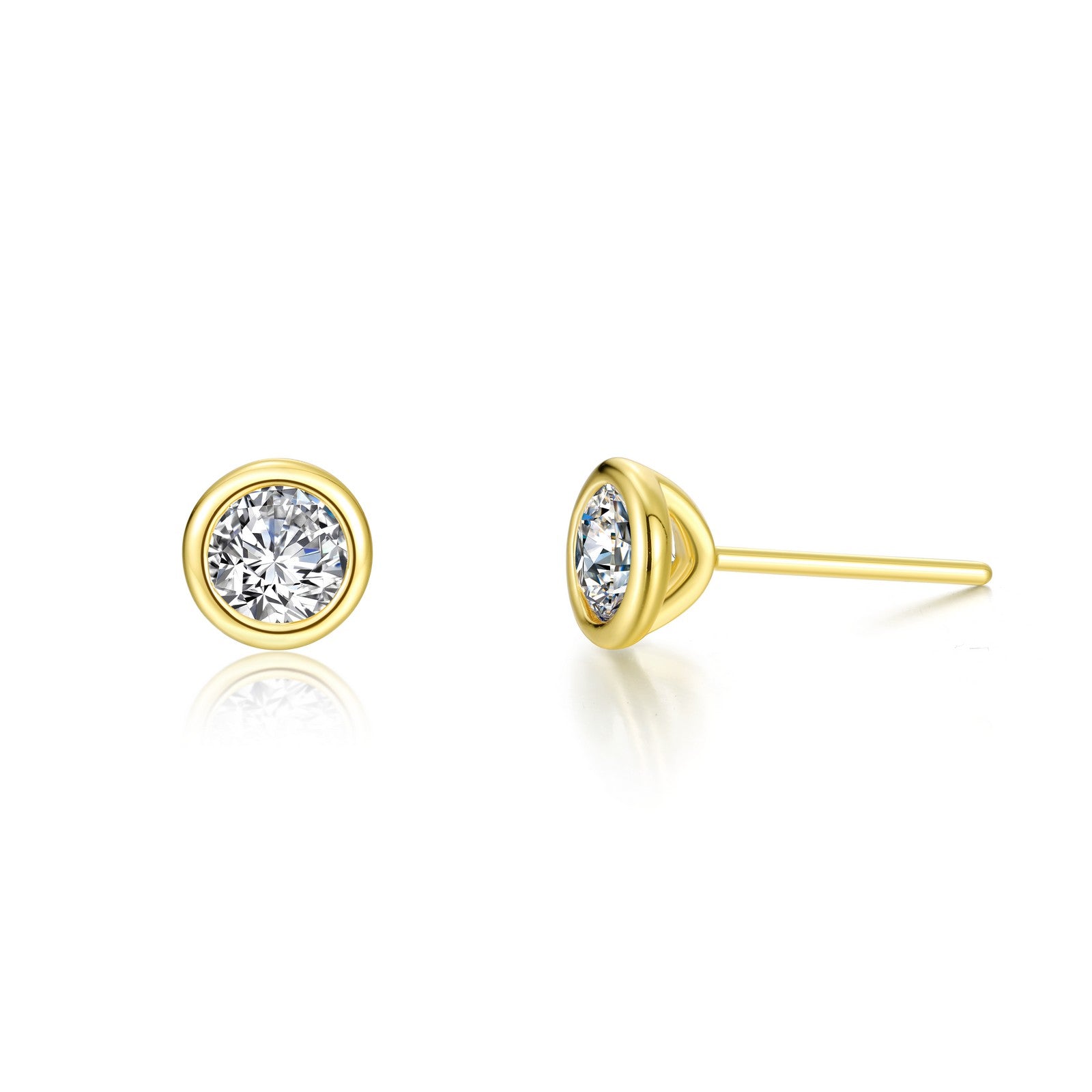 2 ctw solitaire stud earrings 4