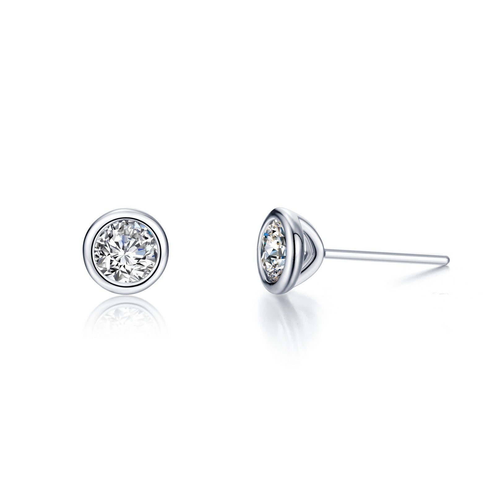 2 ctw solitaire stud earrings 5