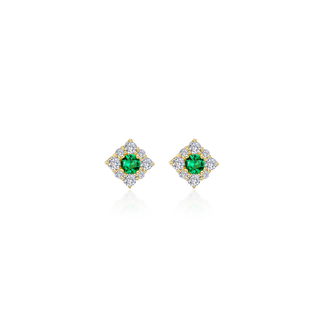 0 54 ctw halo stud earrings 2