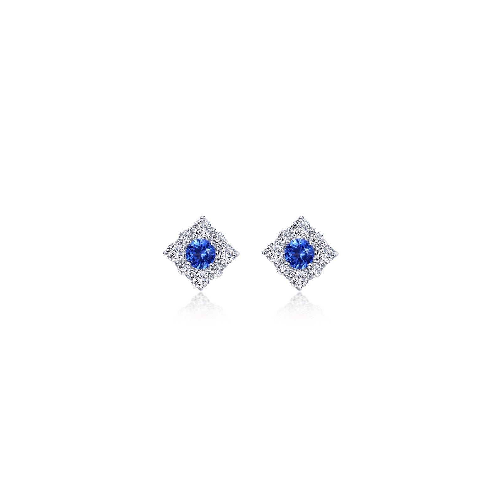 0 54 ctw halo stud earrings 1