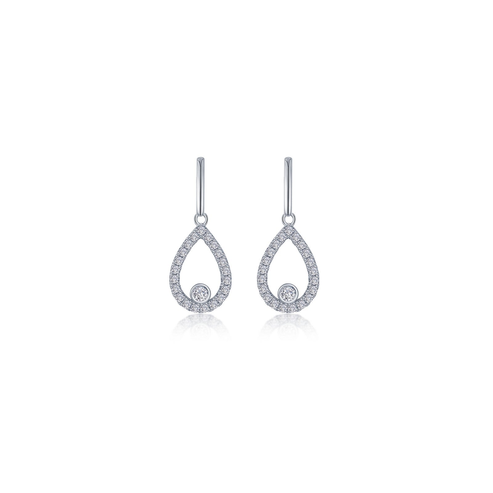 classic pear shaped drop earrings