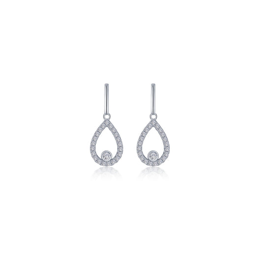classic pear shaped drop earrings