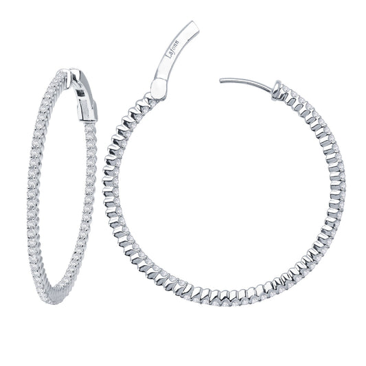 50 mm hoop earrings