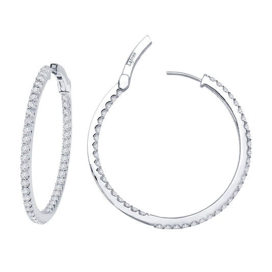 45 mm hoop earrings