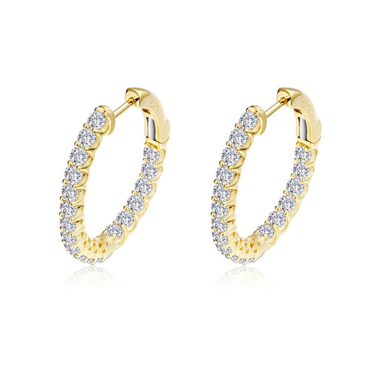 16 mm x 20 mm oval hoop earrings 1
