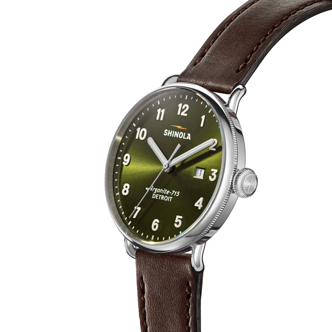 Shinola Vinton Watch S0120307786-1-DkOlv-43-USA