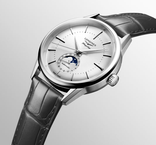 Flagship Heritage Moonphase Automatic Watch, Ø 38.50 Mm, Stainless Steel.