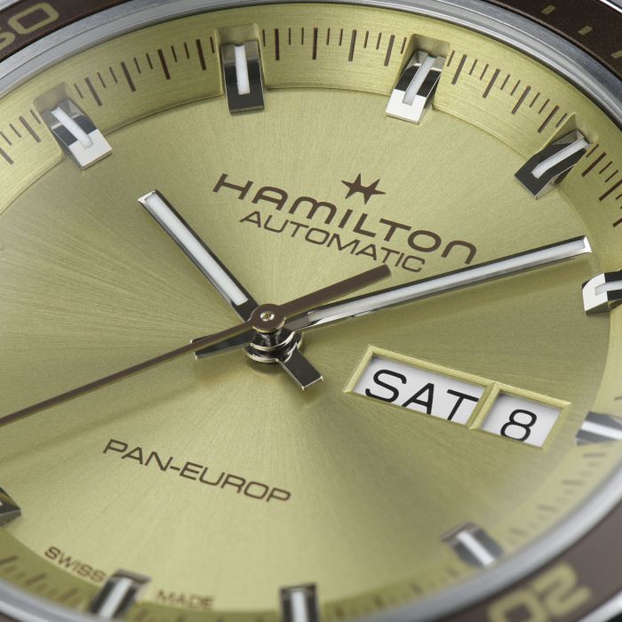 American Classic Pan Europ Day Date Auto Safa Jewelers
